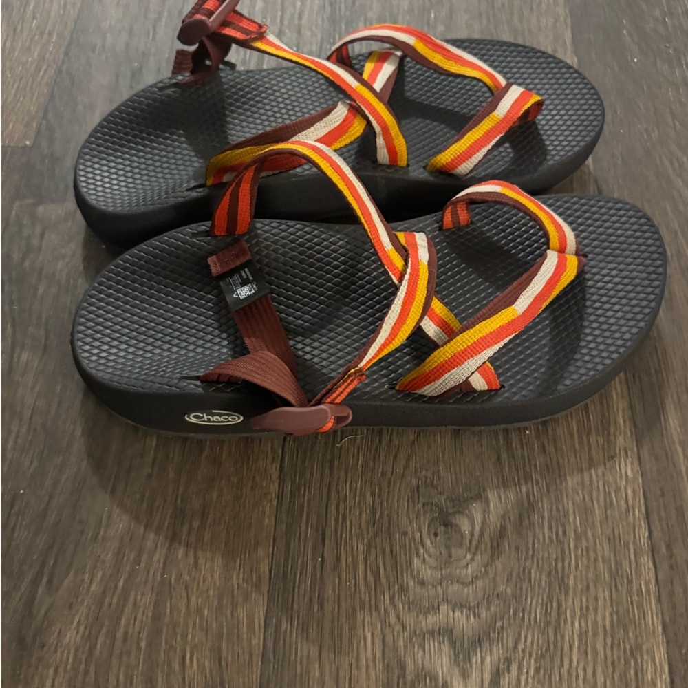 Chaco Sandals with Vibrant Striped Straps